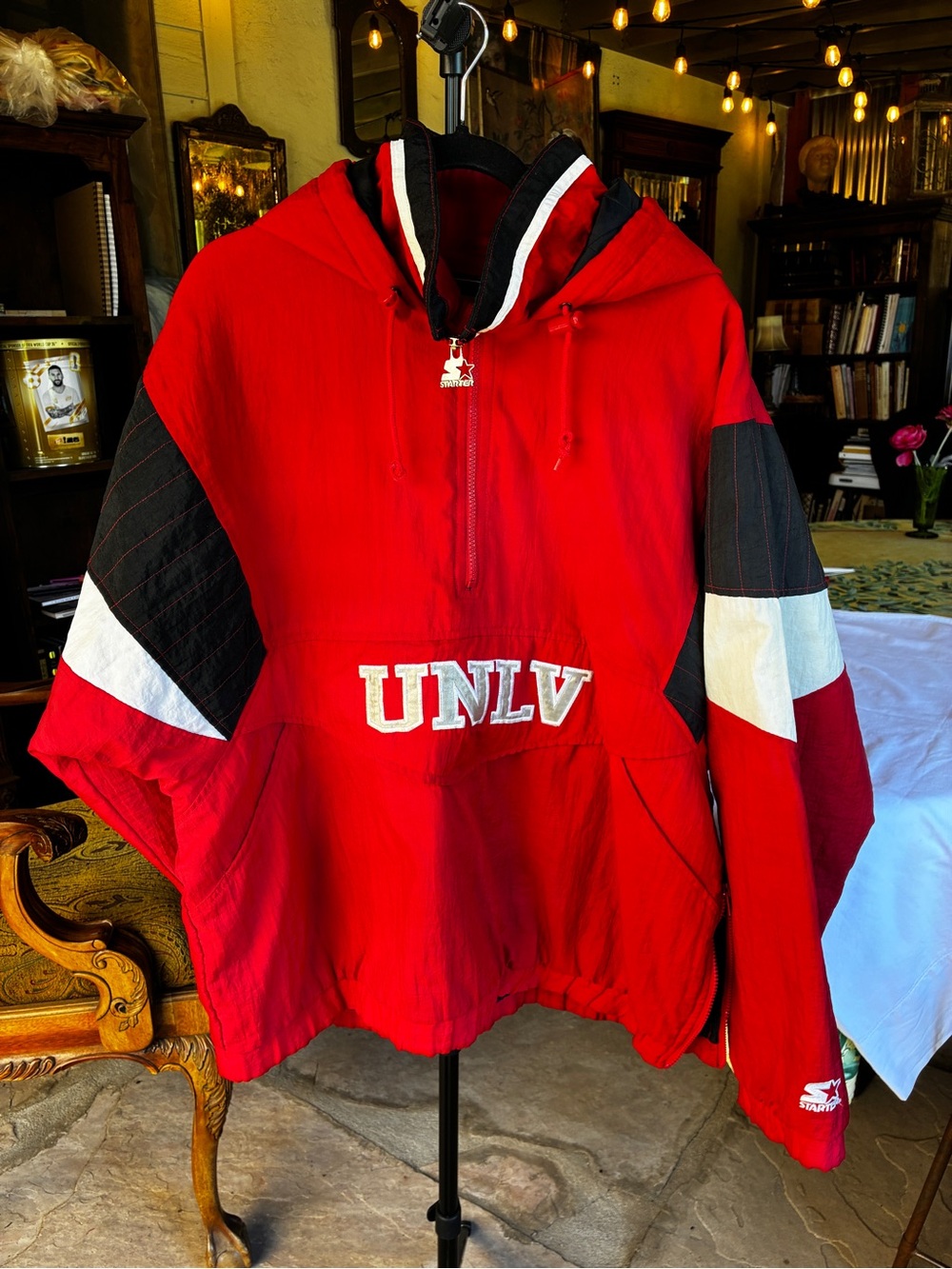 Vintage 90s STARTER Red and Blue Logo Pullover